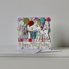 'Happy Birthday' - Handmade Blank Card