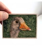 Original ACEO Watercolour, Goose Head, Miniature Painting - Image 5