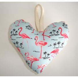 Flamingo Hanging Heart