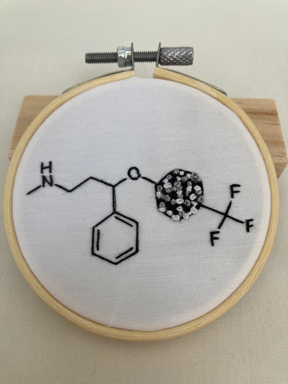 Fluoxetine mini wall art