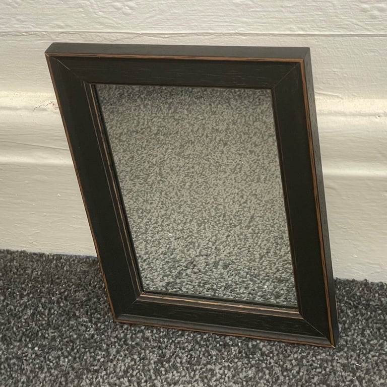 Black and Brown edging A5 Mirror 