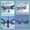 Dragonfly Stained Glass Suncatcher 