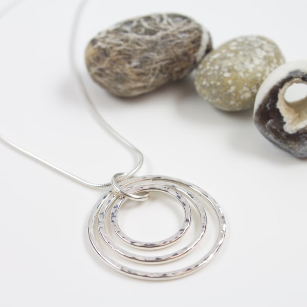 Silver Circles Pendant