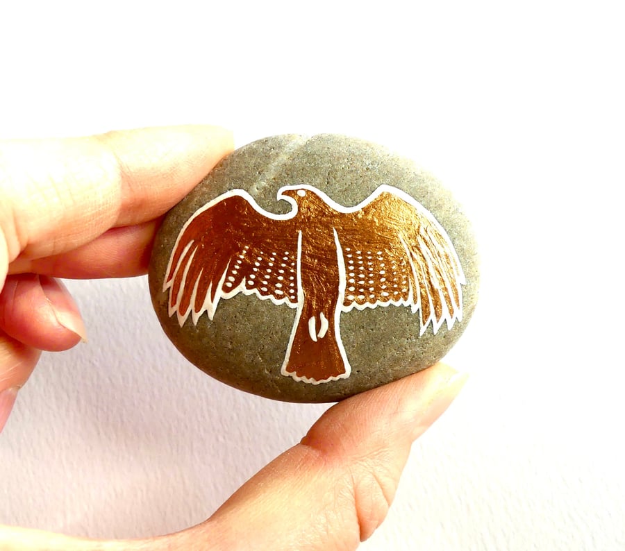 Copper Hawk Stone - MADE TO ORDER