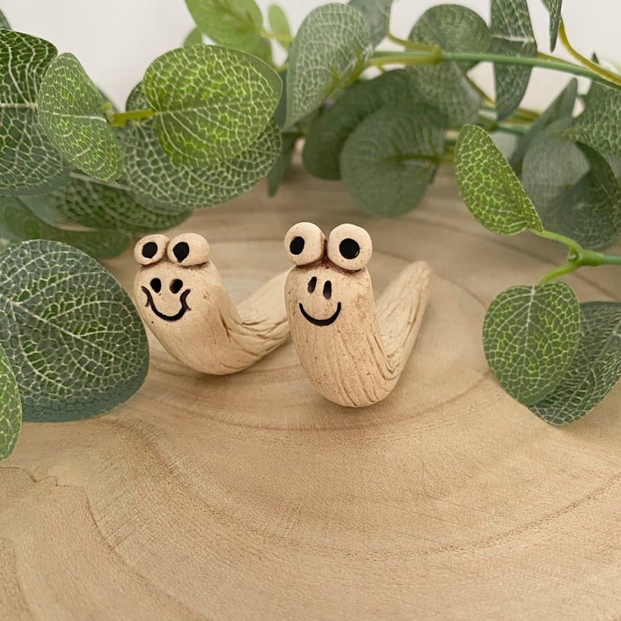 Small Slugs, Ceramic Plant & Garden Buddy