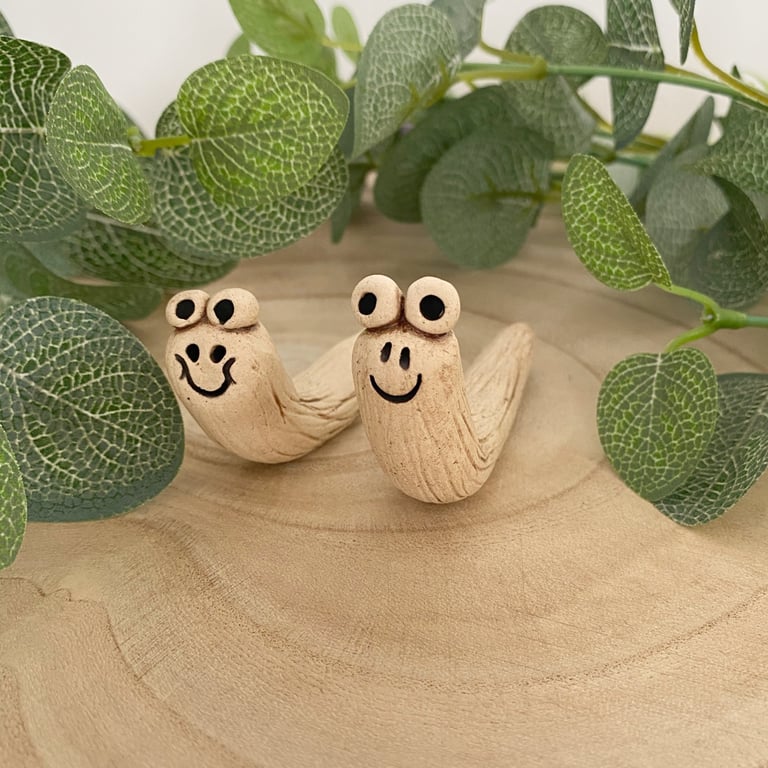 Small Slugs, Ceramic Plant & Garden Buddy