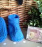 SALE Baby Boys Booties 2 PAIR PACK 3-9 months size - Image 5