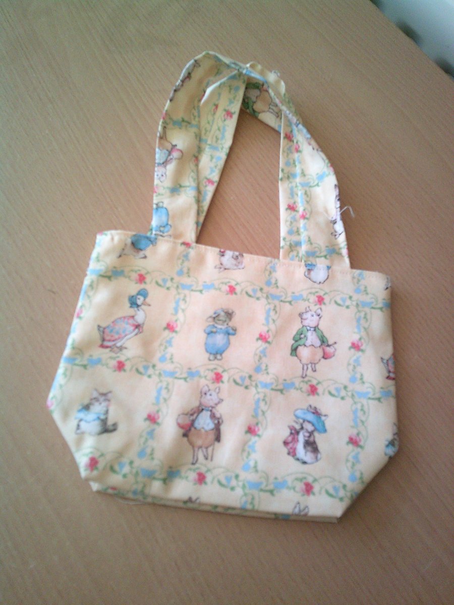 Beatrix Potter Child's fabric handbag