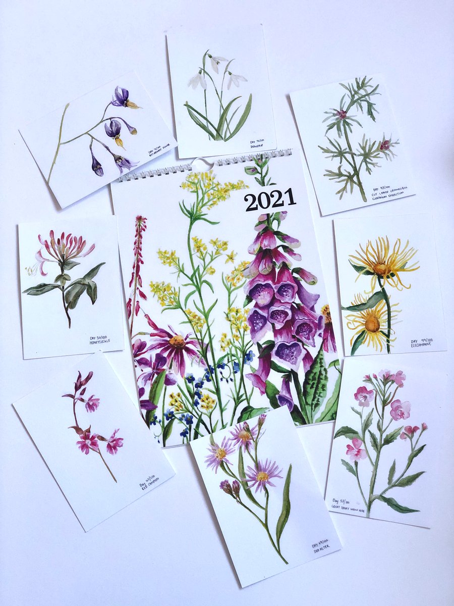 Wildflower 2021 calendar