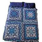 Blue Radiance Large Crochet Blanket 