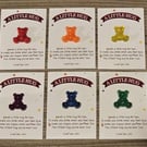 Pocket resin bears - Small keepsake -Token of appreciation -thinking of you