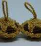 Crochet Mince pie decoration pair.  - Image 4