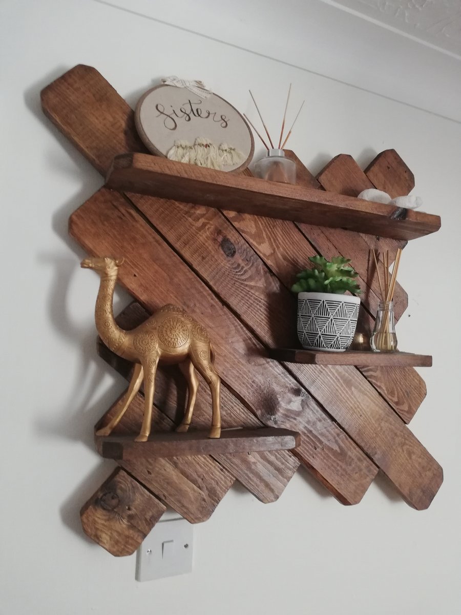 Rustic home display unit