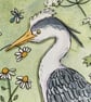 Heron Greetings card - Image 3