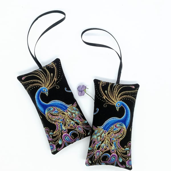 Peacock Lavender bag set of two 65KF