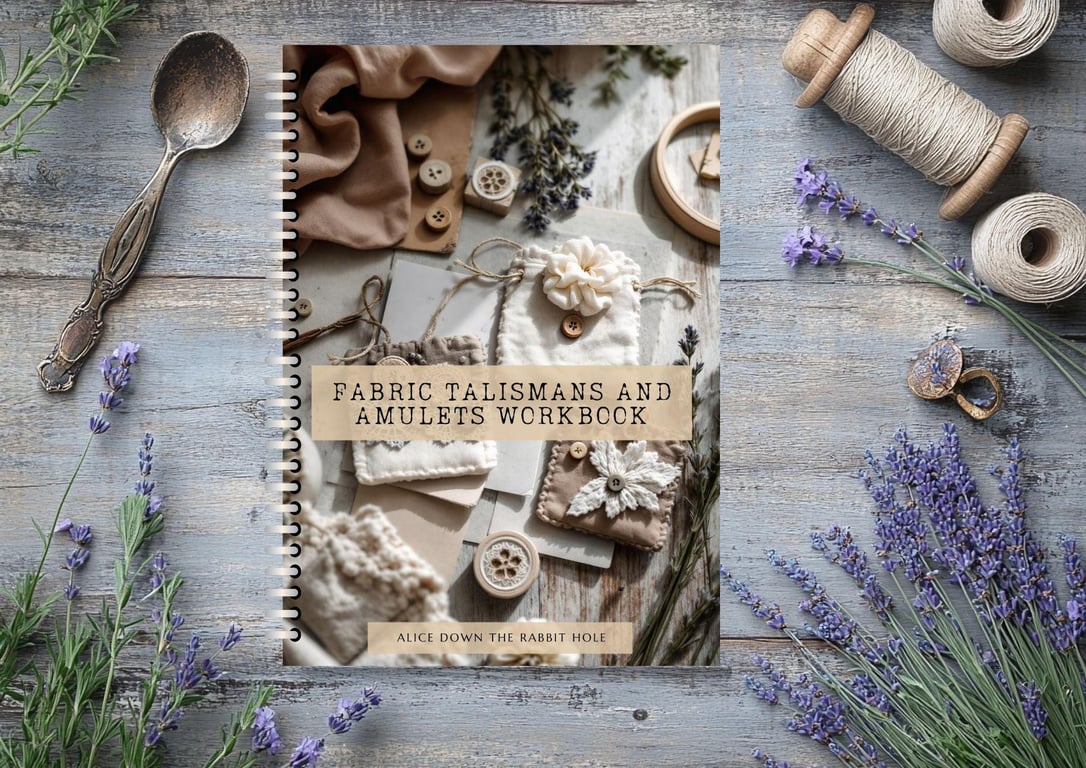 Textile Talismans and Amulets Slow Stitching Workbook