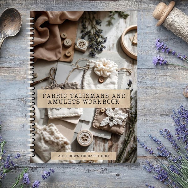 Textile Talismans and Amulets Slow Stitching Workbook