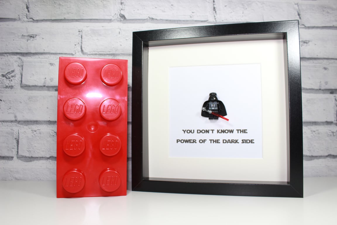 LEGO STAR WARS - DARTH VADER - FRAMED FIGURE