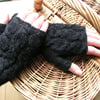 Charcoal fingerless gloves  wrist warmers