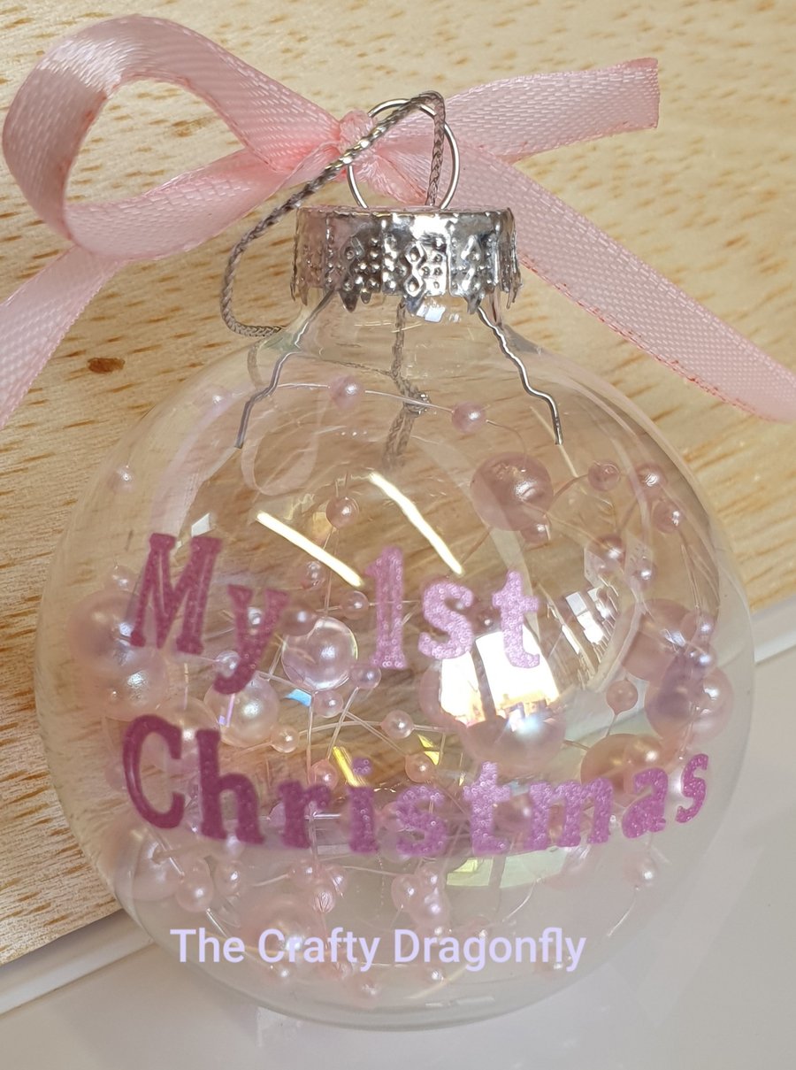 Hand Decorated Christmas Bauble