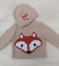 Fox Knitting Pattern for Baby sweater trousers and hat outfit (Digital) - Image 4