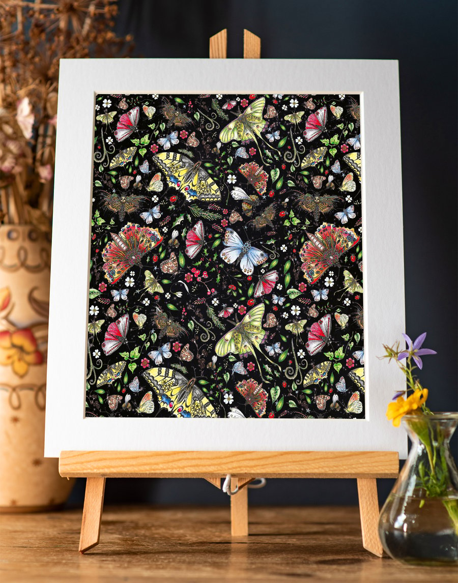 Butterflies and Moths Art Print