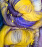50g Pansy Art Batt for Spinning & Felting - Image 4