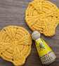 Celtic cross crochet coasters - Image 1
