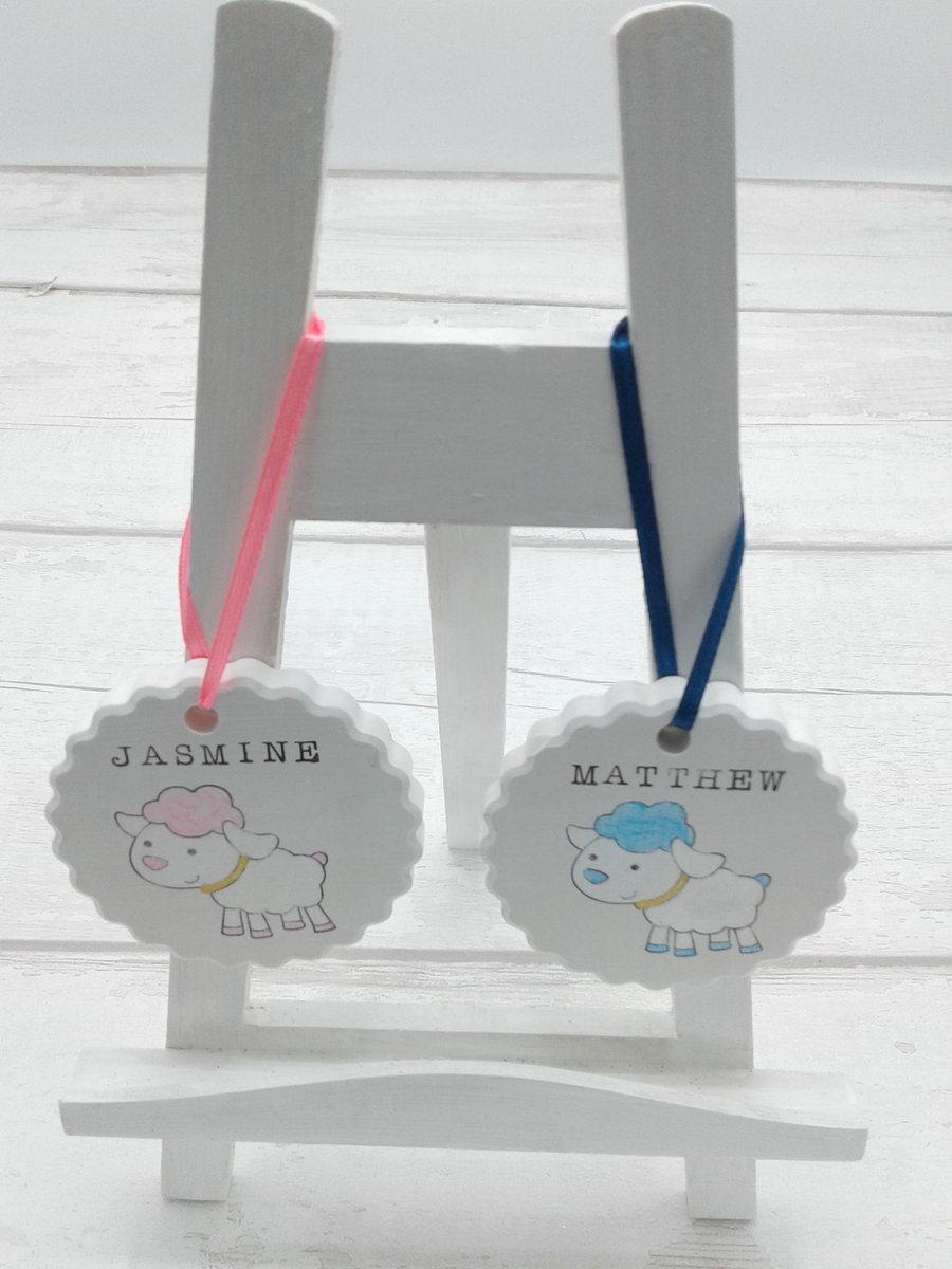Easter decorations. Personalised Spring decoration. Ceramic.