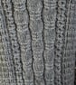 Hand Knitted Childs Jumper In A Wool With Alpaca Blend In Grey - Fits Age 3 - 4  - Image 6