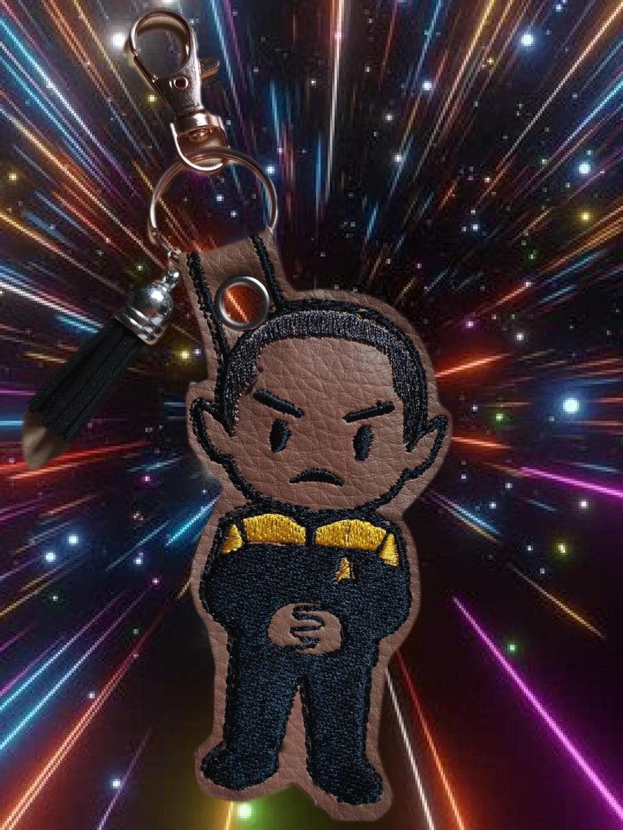 Embroidered Baby 2Vok Vovger Bag - Key Charm