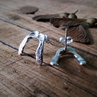 Real Sycamore Seeds - Silver Stud Earrings