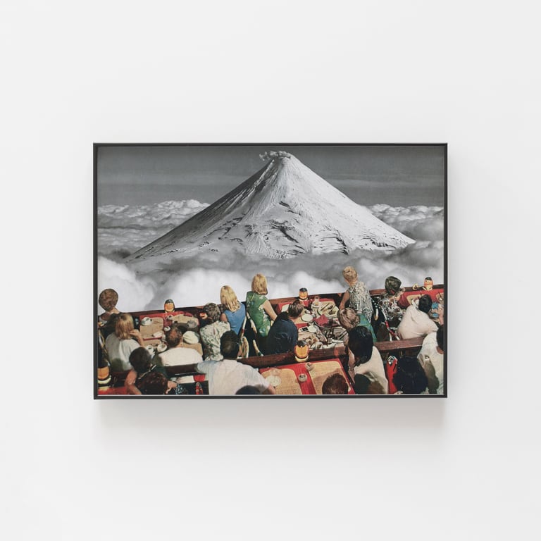 Surreal Volcano Art Print - Prime Location