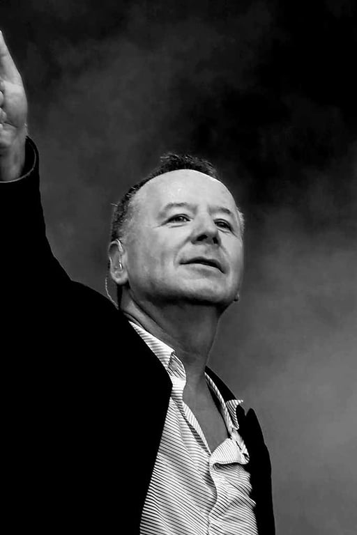 Jim Kerr Simple Minds Performing Live Photograph Print