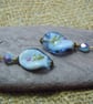 Artisan Lampwork glass & Czech glass bead earrings - Image 2