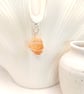Citrine Tumble Stone Necklace, Wire Wrapped Gemstone, Citrine Necklace - Image 4