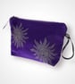 Purple Sun Velvet Makeup Bag - Image 3