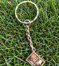 Teacher Keyring Silver Plated Charm 
