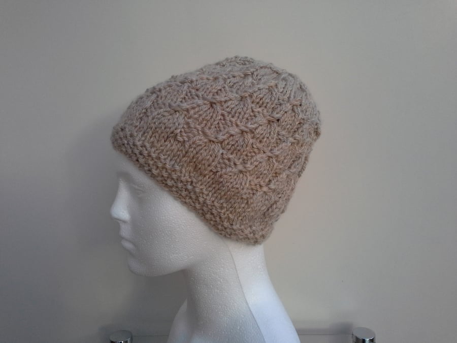 chunky warm beanie hat