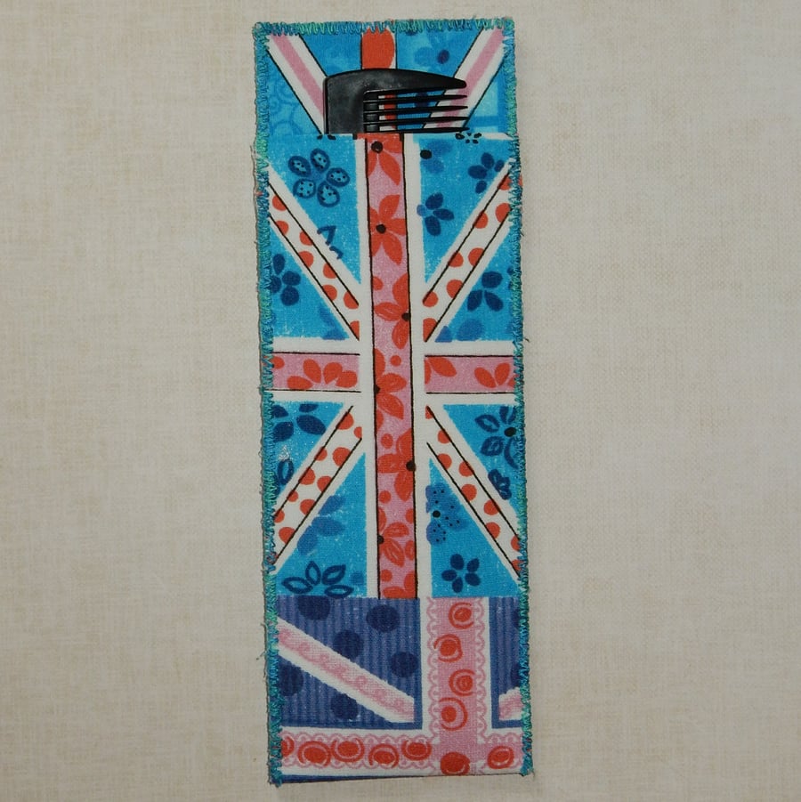 Comb in case Union Jack 