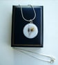 Real Flower Bud Pendant With Sterling Silver Chain - Image 5