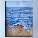 Original painting “Stranded Catshark”