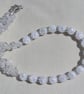 Clear Quartz Gemstone Chunky Statement Necklace "Phoenix" - Image 6