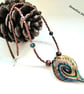 Murano Glass, Baroque Pearl & Seed Bead Necklace 'ONE OFF' - Image 4