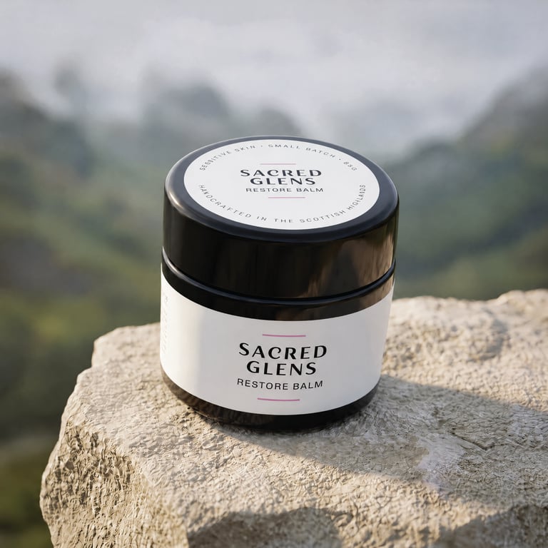 Restore Moisturising Balm for Sensitive Skin - Organic Shea & Jojoba - Highlands