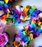 Felt Tinsel Garland, Eco Friendly Decoration, Rainbow Confetti Bunting