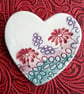 wildflower ceramic brooch