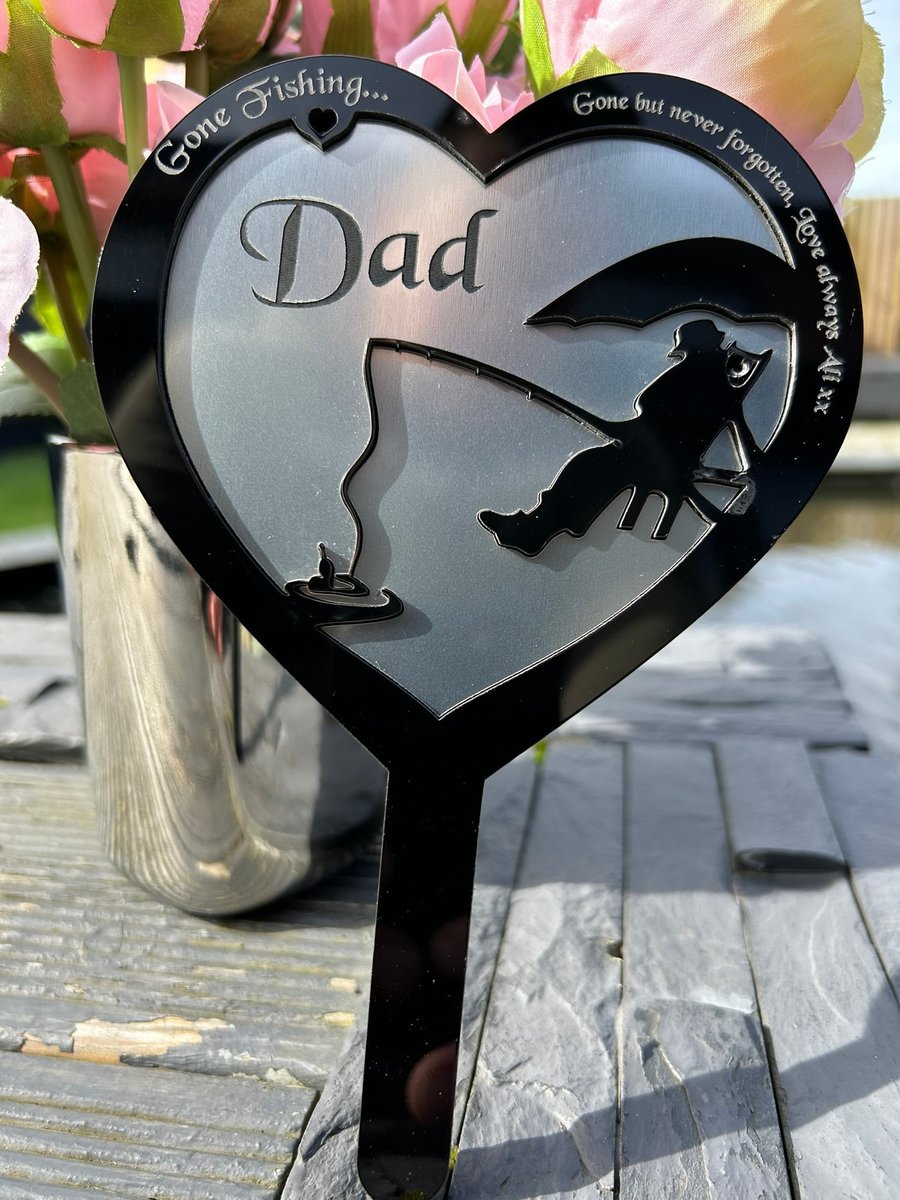 Memorial Plaque, Personalised memorial plaques, Grave Marker, Remembrance Stake 