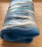Art Batt for Spinning and Felting, Colour: 'Oceans Blue' - Image 8