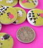 20mm Wooden Sheep Buttons Fun Children's Button (RS1) - Image 2